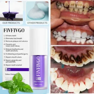 Fivfivgo™ Pure Plant-Based Teeth Whitening Mousse