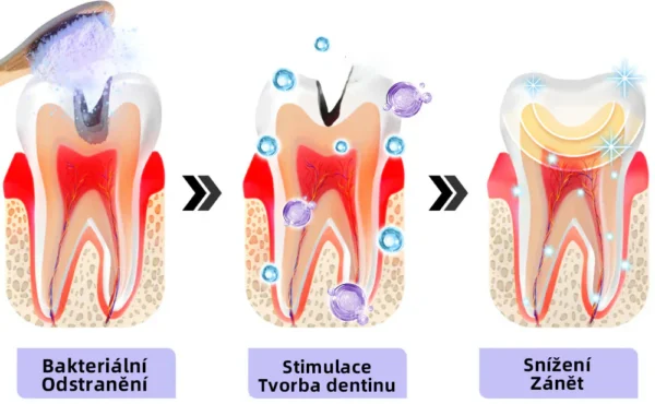 Tooth brushing powder containing minerals