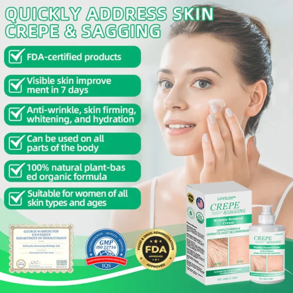 LOVILDS™ Wrinkle Removel Cream,Address Crepe & Sagging