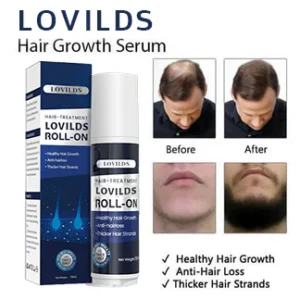 Put an end to hair loss with LOVILDS Foaming Serum