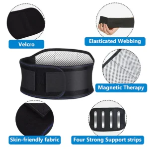 Fivfivgo™ Lumbar Spine Pain Sciatic Nerve Magnetic Therapy Heating Belt