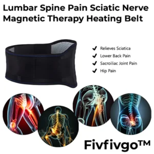 Fivfivgo™ Lumbar Spine Pain Sciatic Nerve Magnetic Therapy Heating Belt