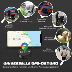 Fivfivgo™ EasyFind Magnetischer Mini-GPS-Tracker