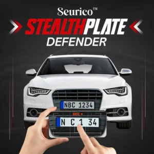 sxcpouw™ StealthPlate Defender-Car Number Plate Sticker