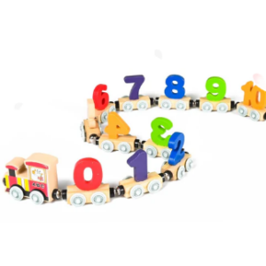 Numbers and Letters Magnetic Train Toy Car