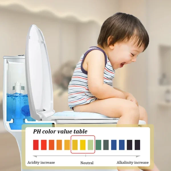 Dual-Color Toilet Cleaning Agent