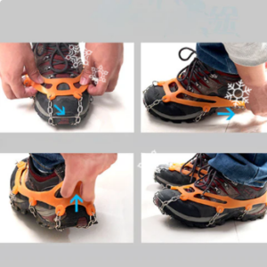 Outdoor Anti-Slip Crampons for Hiking Boots & Shoes