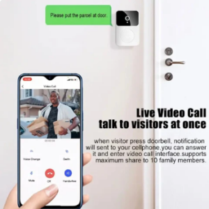 Wireless Video Doorbell With Camera