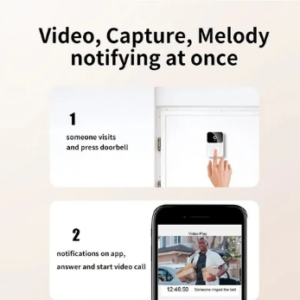 Wireless Video Doorbell With Camera