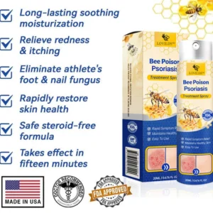 LOVILDS™ PsoriaHeal Bee poison Psoriasis Treatment Spray pro