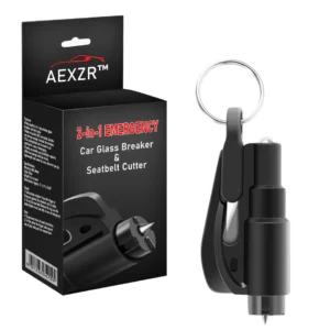 AEXZR™ 2-in-1 Emergency Car Glass Breaker & Seatbelt Cutter