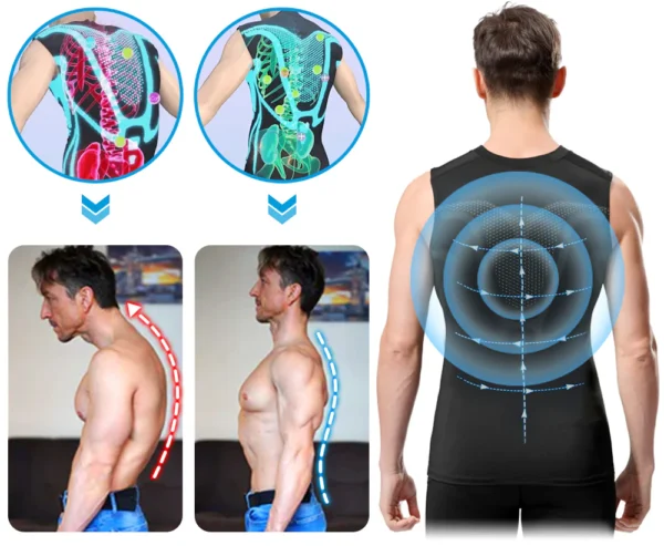 GFOUK™ MENIONIC Tourmaline Posture Correction Vest