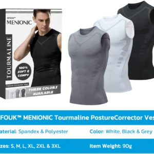 GFOUK™ MENIONIC Tourmaline Posture Correction Vest