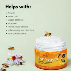 BeeMedix Bee Venom Cream For Pain Relief And Skin Problems