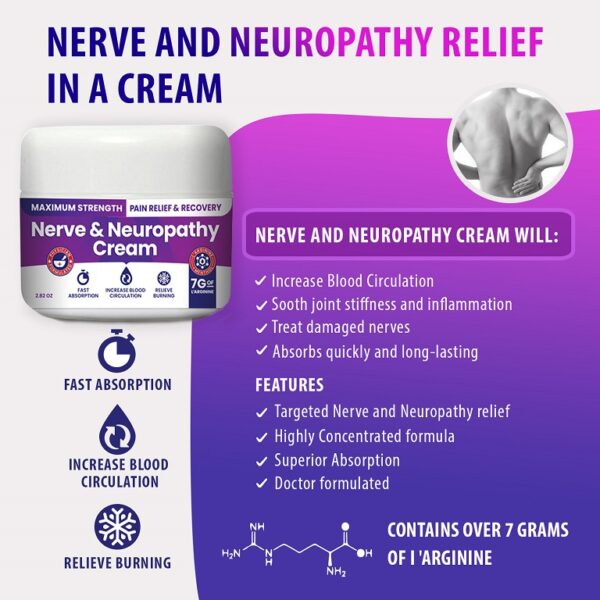 Nerve and Neuropathy Relief Cream by Nerve Spa