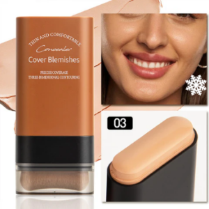 Instant Concealing Foundation Stick with Built-in Brush