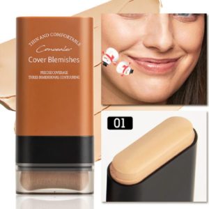 Instant Concealing Foundation Stick with Built-in Brush