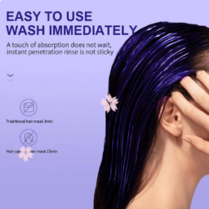 Purple Keratin Hair Mask - Locks Color