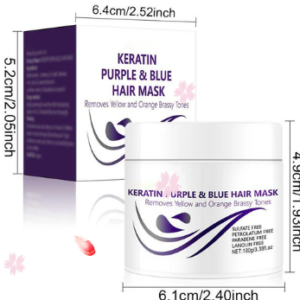 Purple Keratin Hair Mask - Locks Color