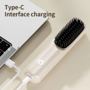 USB cordless negative ion hair straightener