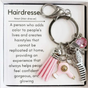 Hairstylist Gift Keychain