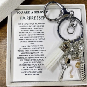 Hairstylist Gift Keychain