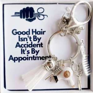 Hairstylist Gift Keychain