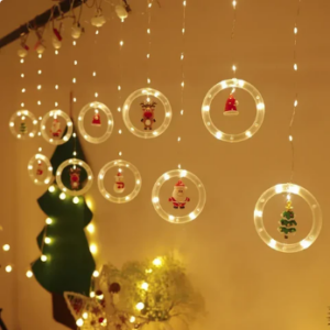 Festive Cascade Christmas LED String Lights