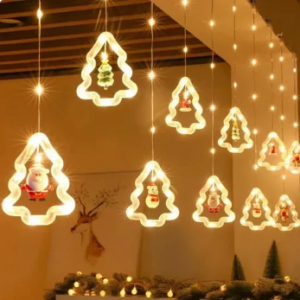 Festive Cascade Christmas LED String Lights