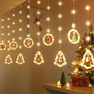 Festive Cascade Christmas LED String Lights