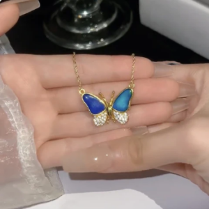 Color Changing Butterfly Necklace