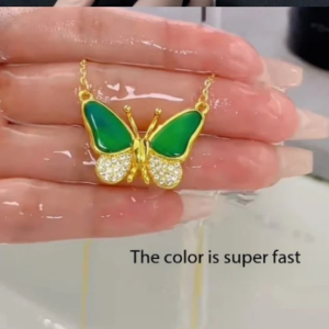 Color Changing Butterfly Necklace