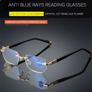 Sapphire Anti-Blue Light Multifocal Reading Glasses for Near and Far Vision