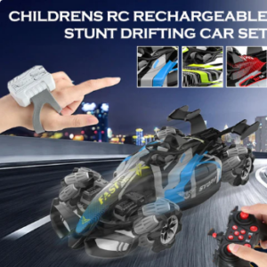 Childrens RC Rechargeable Stunt Drifting Car Set