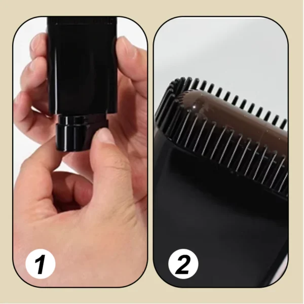 Safe and practical hair dye comb