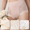 Women’s High-Waist Lace Seamless Stretch Silky Underwear