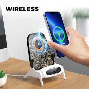 100W Magnetic Fast Charging Wireless Charger Stand Set