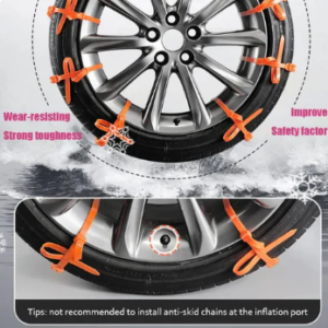 Universal Reusable Anti-skid Nylon Tire Chains