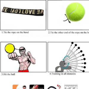 Boxing Reflex Ball Headband