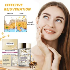 Flysmus™ Retinol & Bee Venom Repair Line-Smoothing Night Capsules