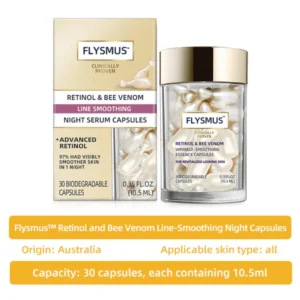 Flysmus™ Retinol & Bee Venom Repair Line-Smoothing Night Capsules