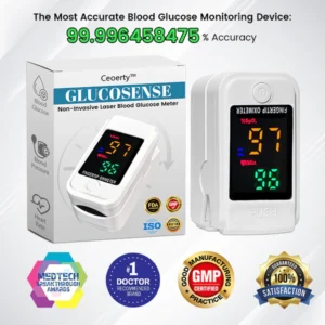 Ceoerty™ GlucoSense Non-Invasive Laser Blood Glucose Meter