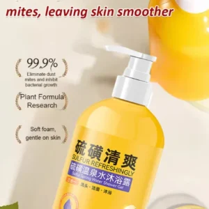 Sulfur Mite-Clearing Liquid Soap for Full Body Use