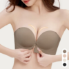 Invisible Strap Front Buckle Push Up Bra